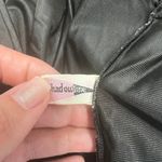 Vintage Shadowline Pajama Set Black Size S 32 Short Sleeve Mandarin Nylon Photo 7