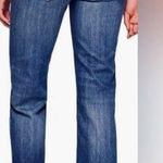 We The Free Maggie Cropped Straight Leg Distressed Raw Hem Denim Jeans Blue 26 Photo 1