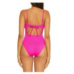 BECCA by Rebecca virtue , Fun stylish hot pink one piece swimsuit, A29 Photo 5