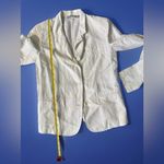 Vince  Linen Suit Blazer Business Jacket Women Size 6 Workwear Formal Modern Work Photo 4