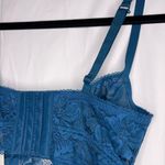 Free People  Sorento Demi Lace Longline Underwire Bra (32DD) Photo 6