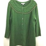 Liz Claiborne NEW New York Womens Cardigan Sweater Chain Detail SIze Medium Photo 0