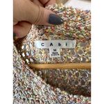 CAbi Sorbet Pullover Short Sleeve Open-Knit Sweater Women's Medium Photo 3