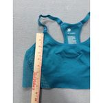 All In Motion Sports Bra Large Support Adjustable Straps Teal Blue Workout Photo 8