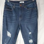 Blue Savvy  Distressed Flare Jeans Size 9 Photo 2