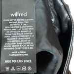 Aritzia Wilfred  Melina High Waisted Vegan Leather Pant in Black Plus Size 16 New Photo 7