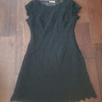 Tulle Black Lace Mini Dress Size Small Photo 0