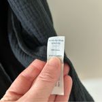 Marine layer Valencia Wrap Dress Black Cotton S Photo 6