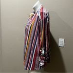 Eden & Olivia  striped short sleeve button up shirt Photo 6