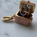 Like new Juicy couture Gold and Pink Jewelry Box Charm Photo 2