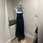Lulus  Navy High Low Halter Dress NWOT Sz XS prom hoco wedding guest party gala Photo 5