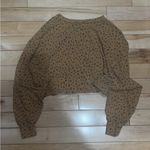 Lulus LULU’S LAST SPOT RUST BROWN DOT PRINT PULLOVER SWEATSHIRT Photo 5
