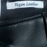 Abercrombie & Fitch  Black Vegan Leather Ultra High Rise Ankle Straight Pants 28 Photo 3