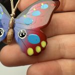 Colorful Butterfly Insect Brooch Pin Lot Of 3 Multicolor Photo 5