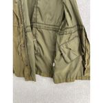 Brandy Melville  Women's Olive Green Hooded Full Zip Jacket Long Sleeve One Size Photo 3