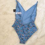 Topshop  Adorable Foral Lace Trim Swimsuit Photo 4