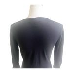 Monterey Bay Clothing Company. Black Silk Blend Long Sleeve Sweater Size Small Photo 3