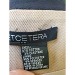 Etcetera  Women Blazer Size 4 Cotton Light Brown Photo 8