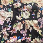 Band of Gypsies strapless bustier floral wide leg pants jumpsuit, size small Photo 3