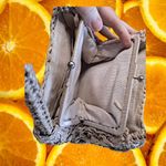 Mantessa Basket‎ Weave Wicker Looking Bag Purse Tan Photo 5