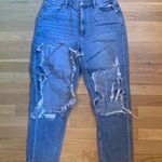 American Eagle Super Distressed Mom Jean Photo 0