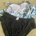 12 Crazy Swimsuits for Women Two Piece Bathing Ruffle Flounce Top with High Waisted Bottom Bikini Set Photo 7