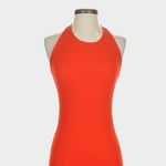 Modern Citizen  Ally Ribbed Midi Dress Size XL Red Halter Bodycon Photo 2