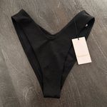 Revolve Lovewave Cota Swim Bikini Bottom in Black Sz M Photo 2