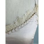 Molly Bracken Champagne Satin Camisole Women’s Lace Trim Tank Top XS Photo 4