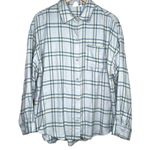 White Crow bke blue plaid shirt jacket shacket size XL Photo 0