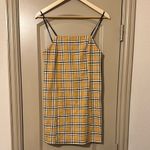 Urban Outfitters  Yellow Plaid Dress Small Photo 1