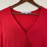 Cupcakes and Cashmere  Knit Interlock Wrap Top M NWOT Photo 4