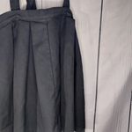 Hot Topic  Pleated Zipper Front Goth Indie Sleeze Suspender Skirt Photo 5