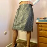 Vintage Rickie Freeman Grey Lace Overlay Skirt Gray Size 10 Photo 10