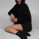 Alo Yoga Hazy Mock Neck Pullover Black XS Photo 1