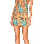 Miaou Vivi Dress in Parisian Flower Orange Size XS Photo 0