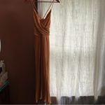 En Saison Illianna Maxi Long Dress High Low Asymmetrical Orange NEW Size‎ S Photo 2