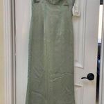 🆕 Watters | Seafoam Green Gown Cowl Neck Size 10 Photo 0