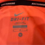Nike DriFIT Running VNeck Long Sleeve Pullover Hoodie Womens Medium Coral Orange Photo 7