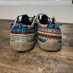 Roper Chillin Aztec Driving Moc Shoes in Blue Aztec Stripe Fabric 7 Photo 2