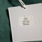 Pistola Pia Raw Hem Cotton Polo Midi Dress in Sagebrush Green Size M NWT Photo 4