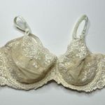 Wacoal  Cream Floral Lace Underwire Bra 36C Photo 6