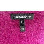 Isabella Oliver Womens Open Front Sweater Jacket Top Purple Long Sleeve Belt S Size undefined Photo 5