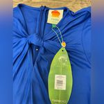 Farm Rio NWT  Bright Blue Long Sleeve Bodysuit - Size small Photo 3