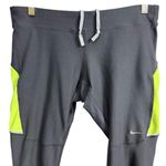 Nike  Gray Running Capri Leggings Size L Photo 1