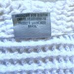 Women’s 100% Cotton White Waffle Knit Robe with Eyelet Accent Trim Size undefined Photo 7