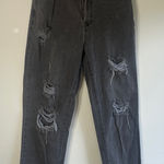 PacSun  Black Distressed Straight Leg Jeans Photo 0