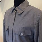 Gray Women's Jacket new with tags with a shimmer effect size 8 Photo 1