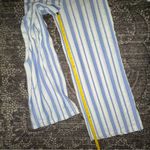 Anthropologie ETT:TWA  Size 0 P Blue White Coastal Striped Cotton Wide Leg Pants Photo 8