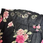 Forever 21  Womens Floral Elastic Waist Dress Sz L Photo 7